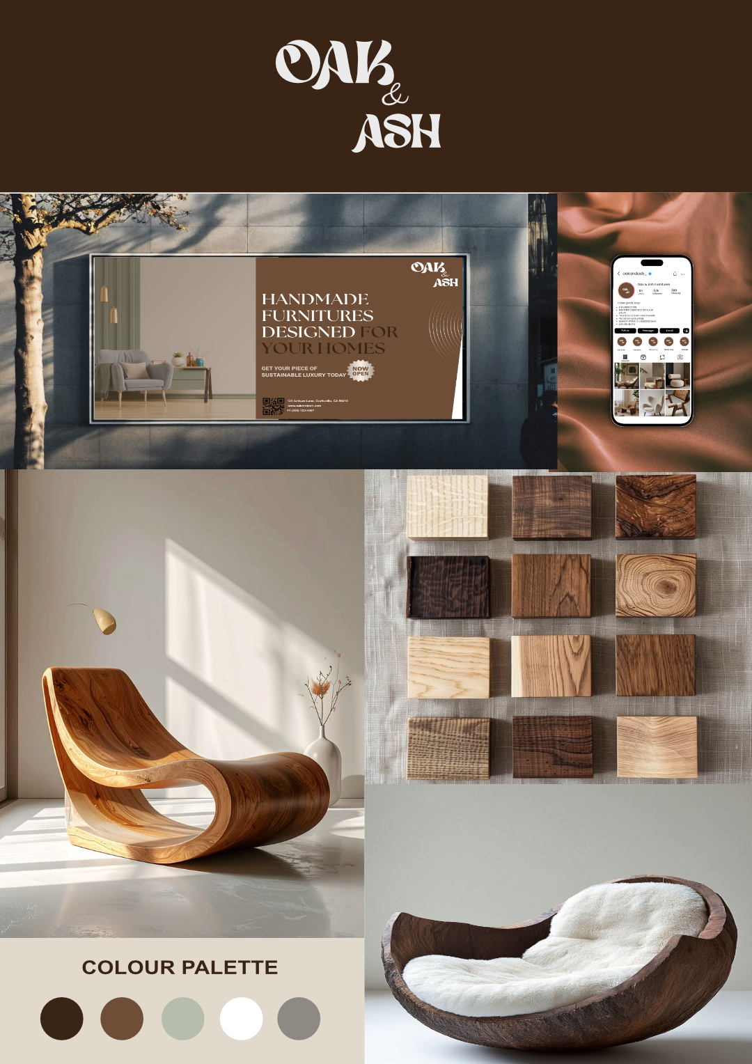 Oak And Ash Branding concept
